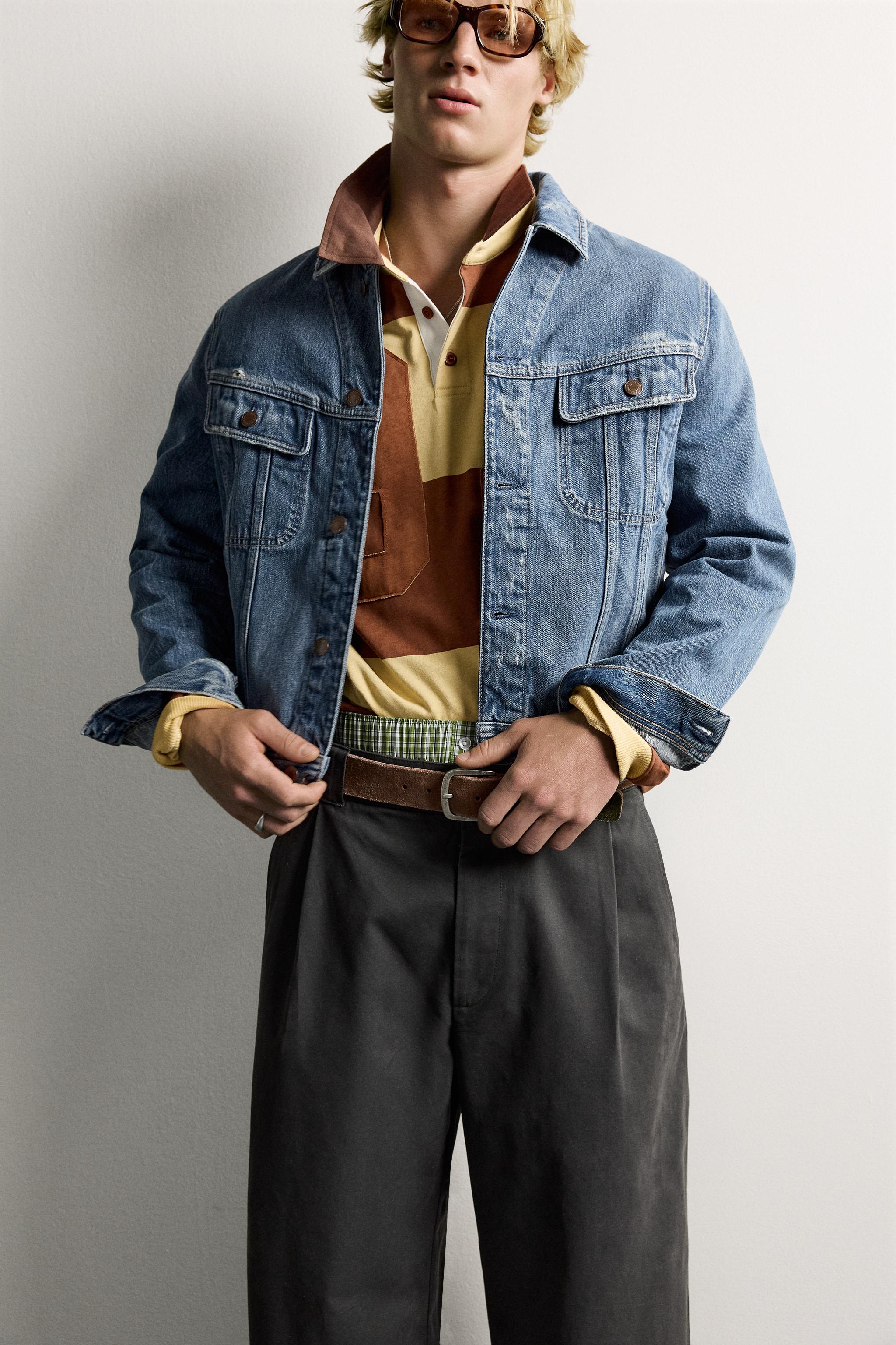 PLEATED WIDE FIT PANTS